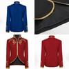 Squisito Blazer da Uomo Principe di Palazzo Con Ricami Dorati Perfetto Per Costume di Halloween