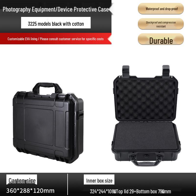 Waterproof Thickened Handheld Tool and Instrument Protection Box, Small Plastic Packaging Box