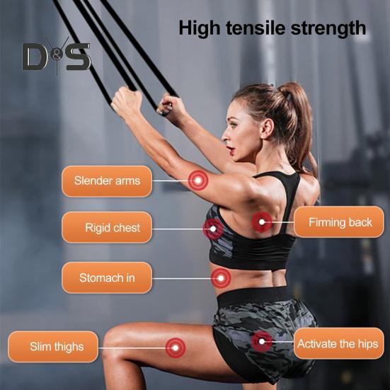 Taśma oporowa Wielofunkcyjna Rozciąganie Ciała Budowa Mięśni Fizjoterapia Trening Siłowy Trening Domowy Ćwiczenia Podciąganie Joga TPE Elastyczna