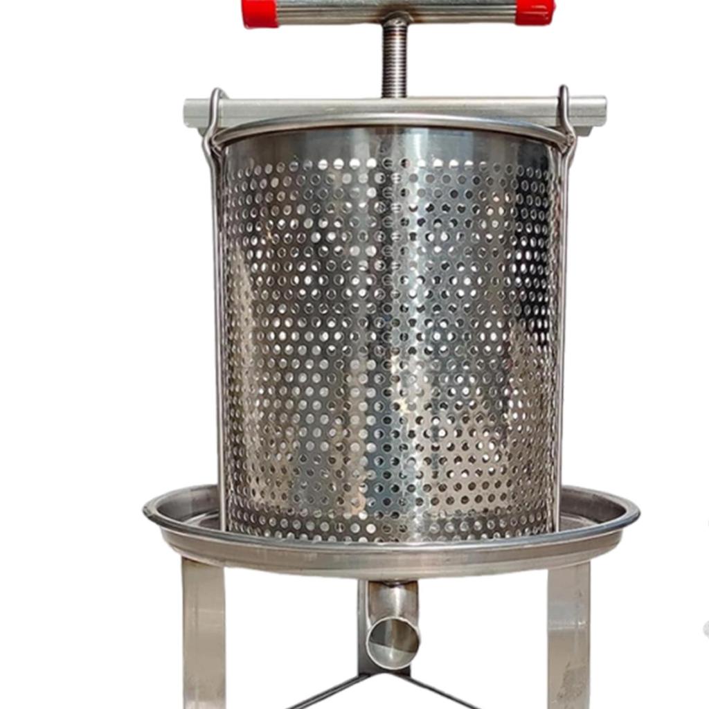 Pressa per Miele Base Stabile con Sacchetto Filtrante Pressa Frutta Leggera per Olio d'Oliva Succo Verdura Uva Vinaccia