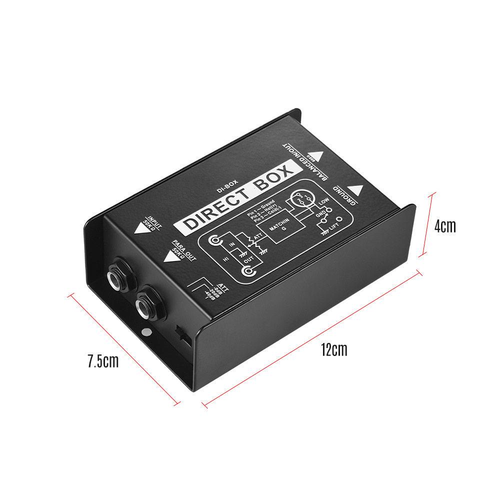 

Passive Bass Guitar DI Box & Impedance Converter Effects Pedal