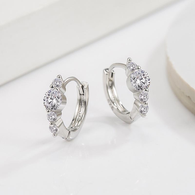 Small Earrings, Simple Temperament, Ear Buckles, Exquisite Daily Stud Earrings for Women