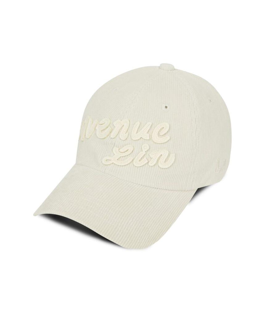 Linebinyu Avenue Corduroy Ball Cap - Cream