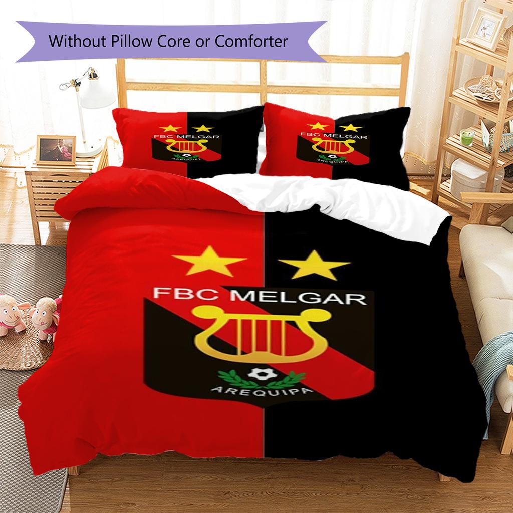 FBC MELGAR Pattern Bedding Set Quilt Cover Pillowcase Home Decor Gift (1 * duvet cover + 2 * pillowcase, without core)