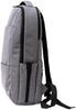 Logo Spark Men's Business Backpack, Slim, Lightweight, with PC Storage, Simple Design, Gray, Medium