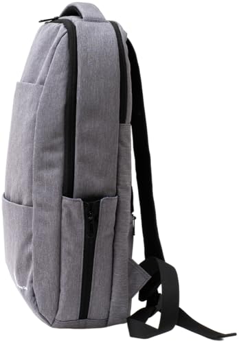 Logo Spark Men's Business Backpack, Slim, Lightweight, with PC Storage, Simple Design, Gray, Medium