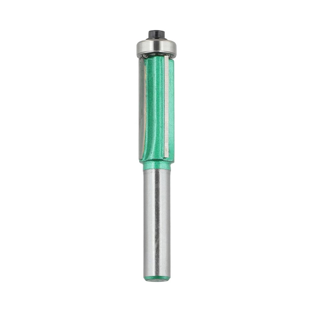Fraise à défoncer affleurante pour l'artisanat, queue de 8 mm, fraise de défonceuse, conception à double roulement, fraise à chanfreiner, fraise de défonceuse électrique