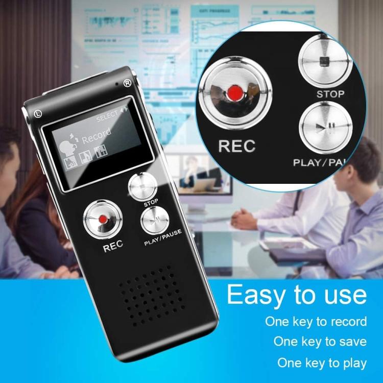 SK012 16GB Smart Noise Reduction HD Voice Recording Pen