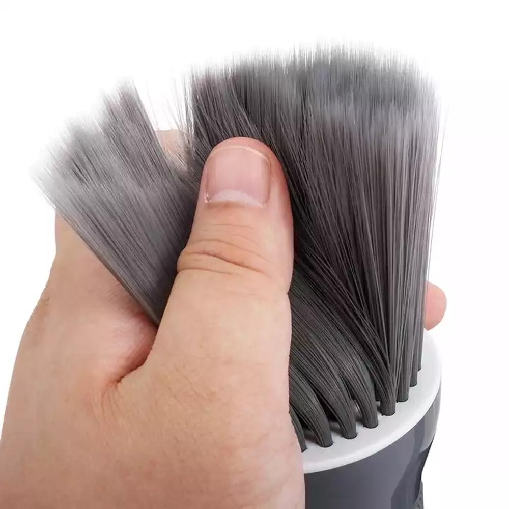 1Pc Hair Dryer Brush Hairdressing Whirlwind Neck Brush Barber Haircut Cleaning Shredded Hair Brush Family Salon Supplies