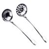 Soup Ladle Colander Resistant Spoon High Temperature Handle Long Stainless Steel Hanging Hot