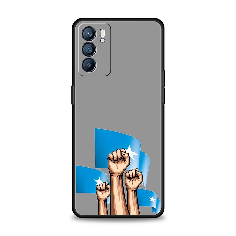 Funda de Teléfono con Bandera Nacional de Somalia Para Oppo Reno14 Reno13 Reno12 11 F 10 Find X5 X9 Pro A54 5G A53 A9 A16 A78 4G A80 A98 Cubierta