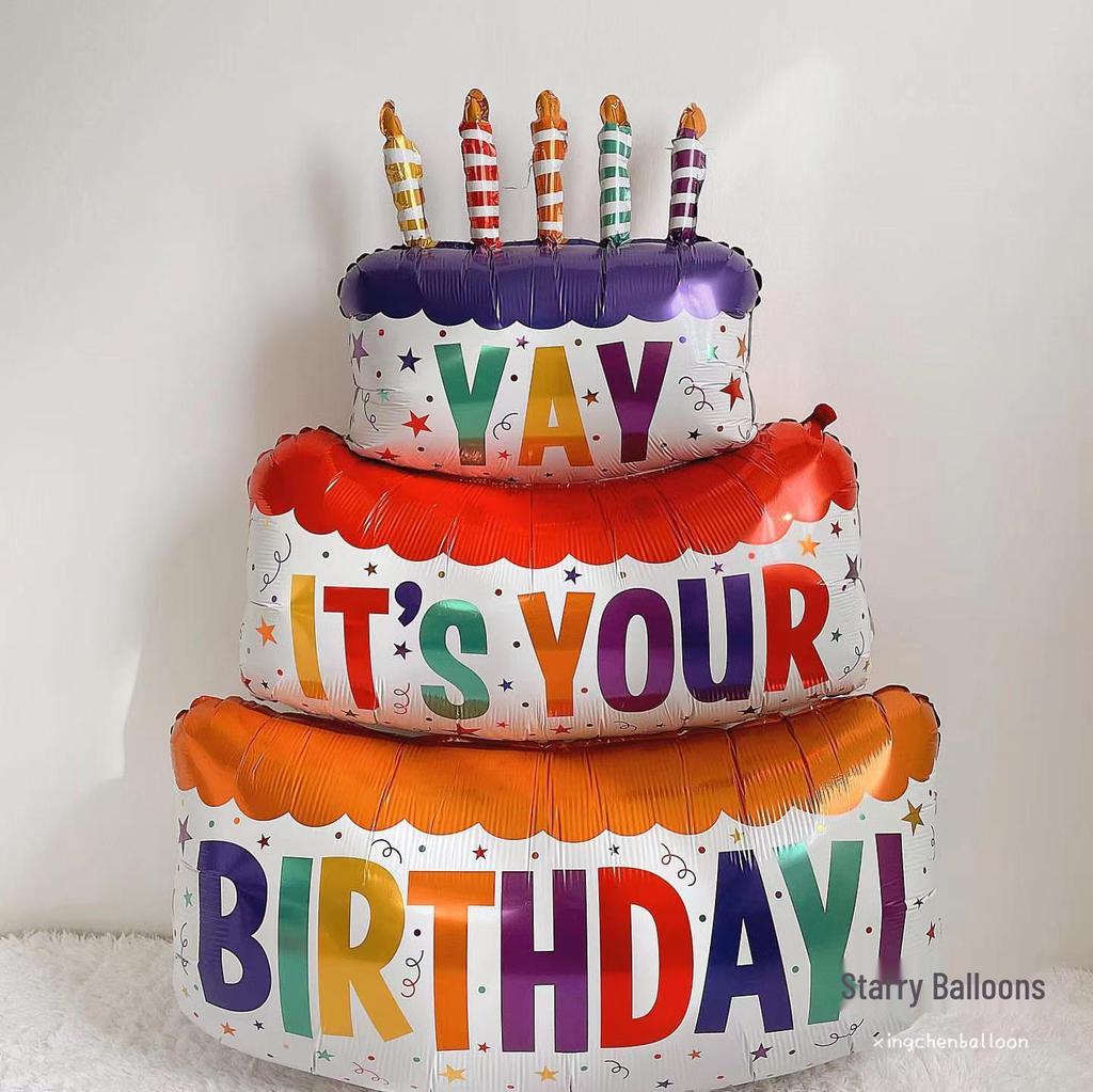 1st Birthday Party Decoration Set - Cake, Balloons & Props for Boys & Girls