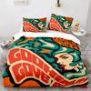 Retro Abstract King Queen Duvet Cover Colorful Vintage Bedding Set for Teens Adult Modern Art 3D Polyester Quilt Cover