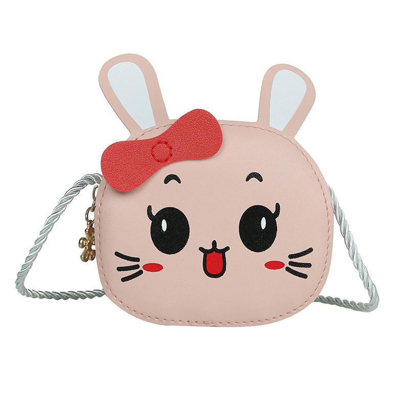 

Children s bag women s 2020 cute girl bag messenger bag fashion princess small satchel boy baby change bag 12*11*4 рожевий