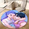 1pc KPop Demon Hunters19 Design Printed Area Round Carpet for Bedroom Living Room Home Decor Rugs Mat Non Slip Mat Rug for Bedside