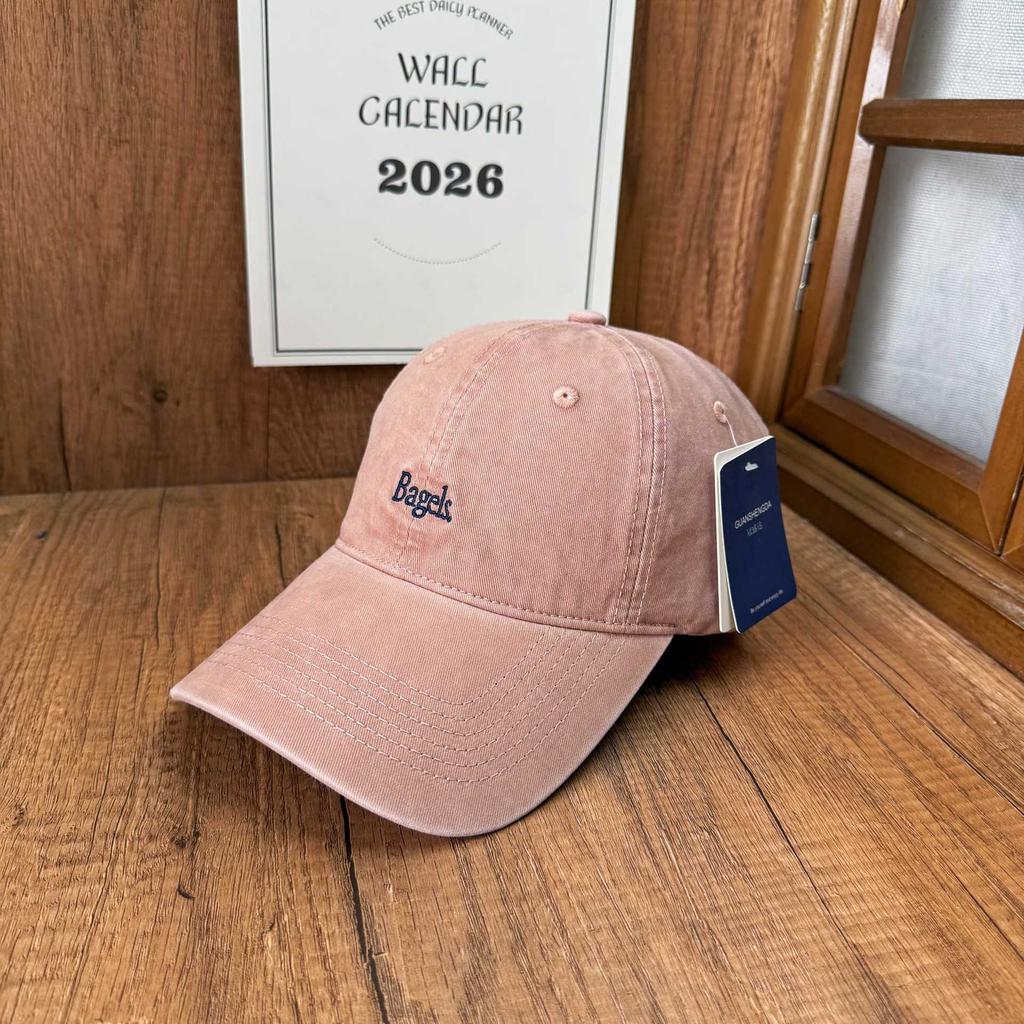 Niche design sense old cap washed embroidery soft top baseball cap spring and autumn new versatile show small face