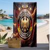 Toalha de Praia com Estampa de Futebol da Alemanha Secagem Rápida Super Absorvente Macia Toalha de Banho para Natação Praia Viagem Fã Lembrança Presente