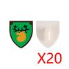 Medieval Military Castle Knight Accessories Building Block Roman Figure Soldier Crusader Viking Shield Armor Eagle Brick Toy S01