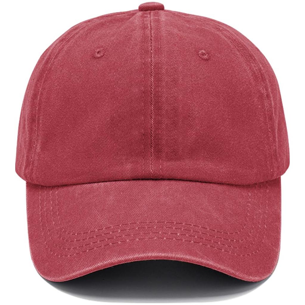 Baseball Cap With Retro , Cotton Washable Adjustable, A Gift For Friends