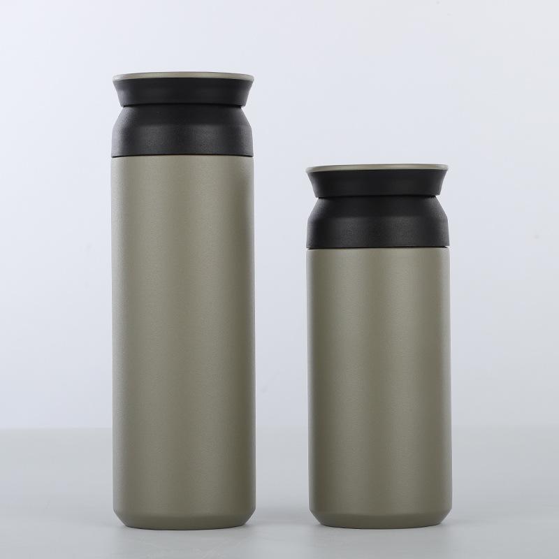 Double-layer Stainless Steel Vacuum Flask for Men and Women Coffee Cup Student Water Cup