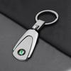 Car Badge Keychain Metal Leather Key Ring Key Chain Styling Accessories For Skoda S VRS VII Octavia Superb A5 A7 3 Kodiaq Rapid kyvc74