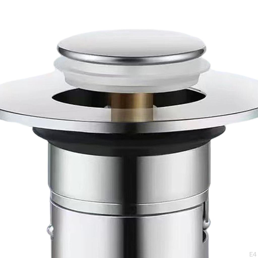 Bathroom Sink Stopper with Advanced Drain Filter for Home and Hotel Use