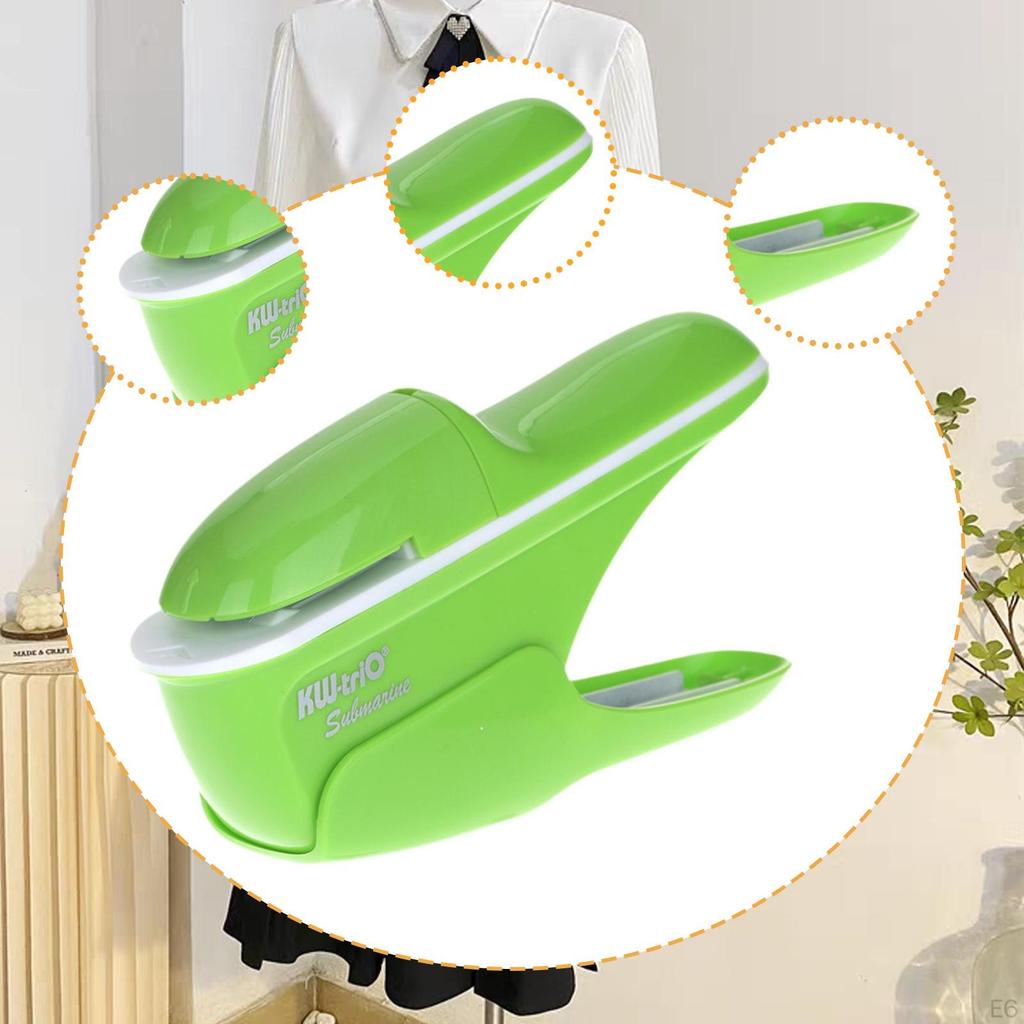 Holeless Compact Staple up to 8 Sheets Binding No s Paper Clinch for School Newspapers