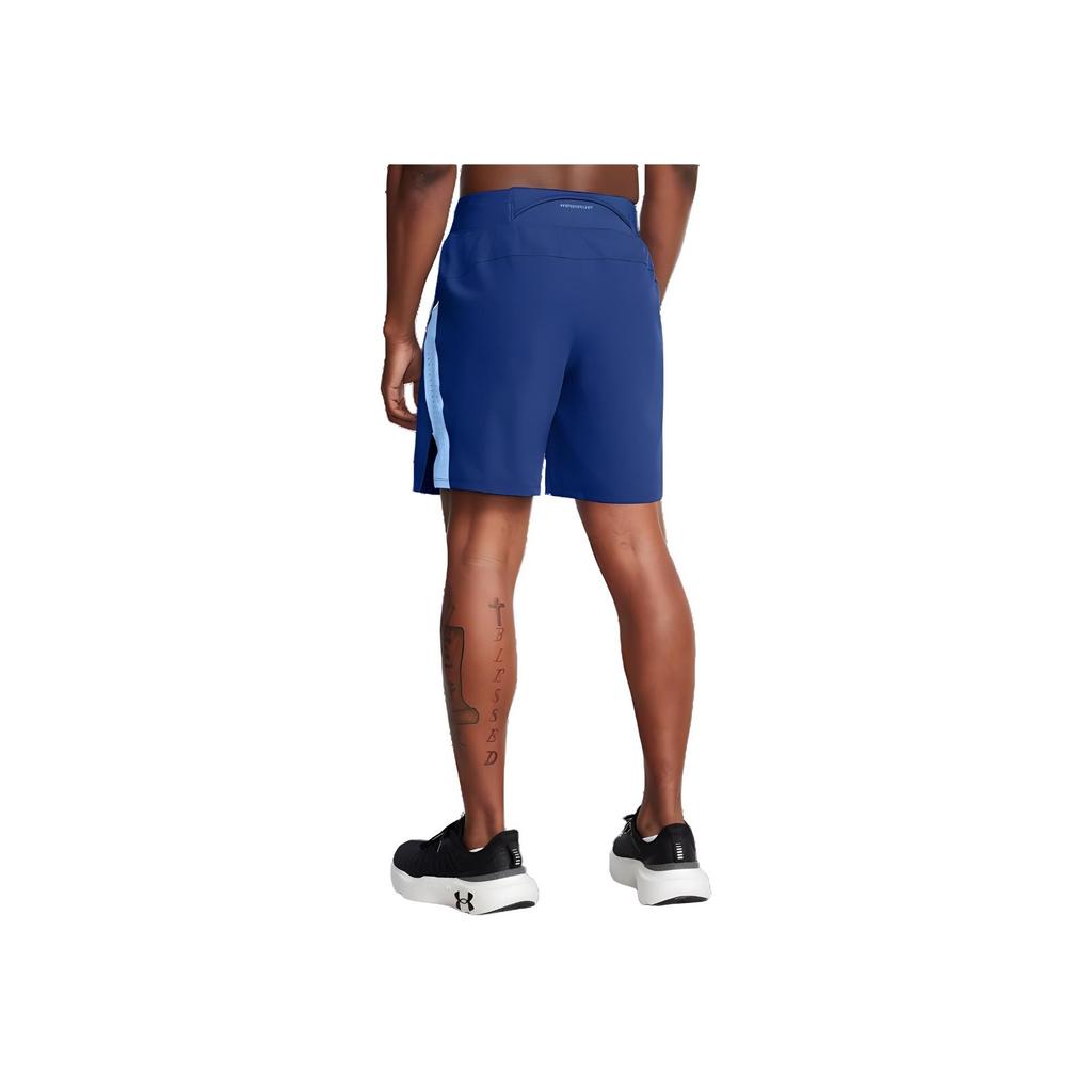 Under Armour Calções de Corrida Launch Color Block Masculino shorts Azul-Tecnológico 1376508-432