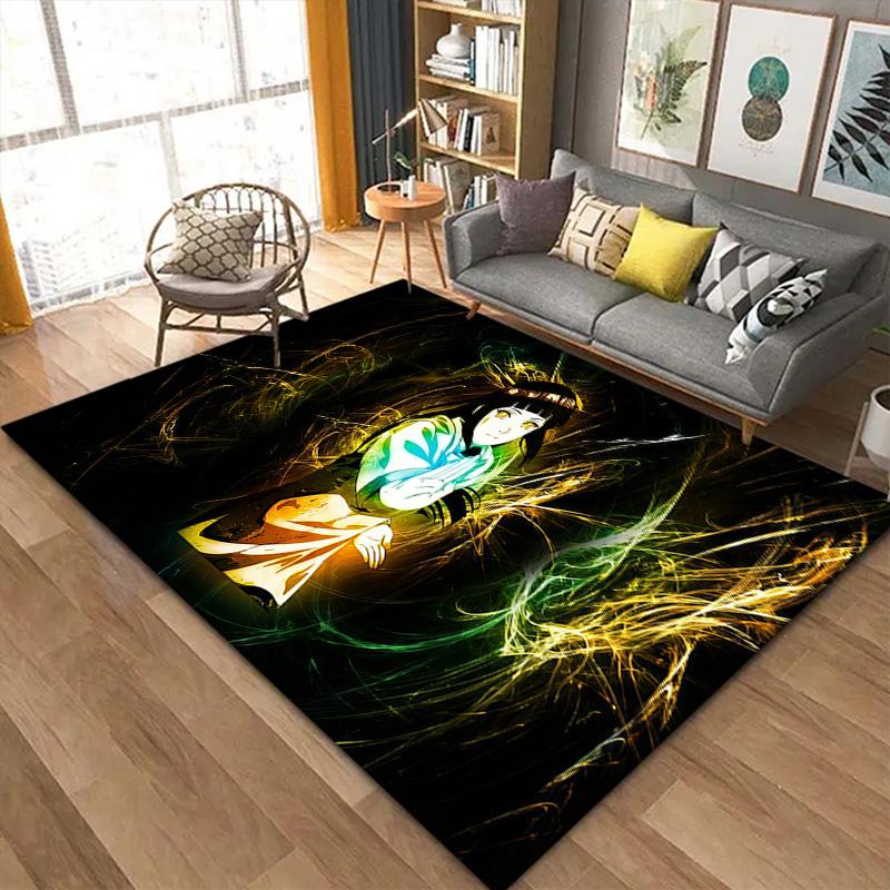 Naruto Anime Carpet Rug for Living Room Bedroom Home Sofa Decoration,Kids Play Non-slip Floor Mat