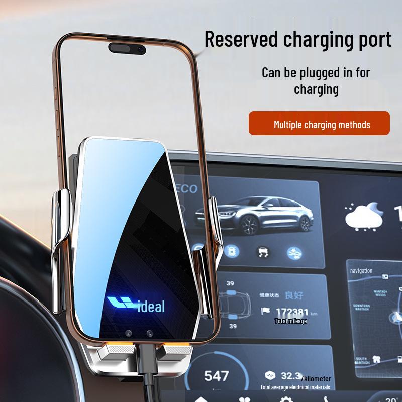 Ideal L7/L8/L9 Phone Car Mount: Dedicated Navigation Screen Mount & Interior Decor