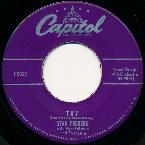 7inch Record STAN FREBERG - Try F2029 Capitol Records 1952 US Pop Used