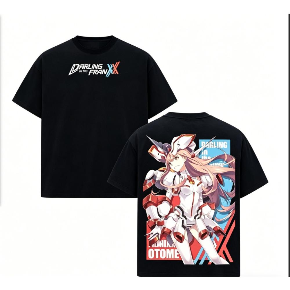 Darling in the Franxx Zero Anime Lover T shirt Year round clothing personality Clothes Plus Size Unisex New Model Couples high quality soft