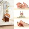 Double Spring Hook with Metal Lobster Clasp and Ring Spring Hook,Suitable for DIY Crafts,Keychains,Handbags,Wallet Straps