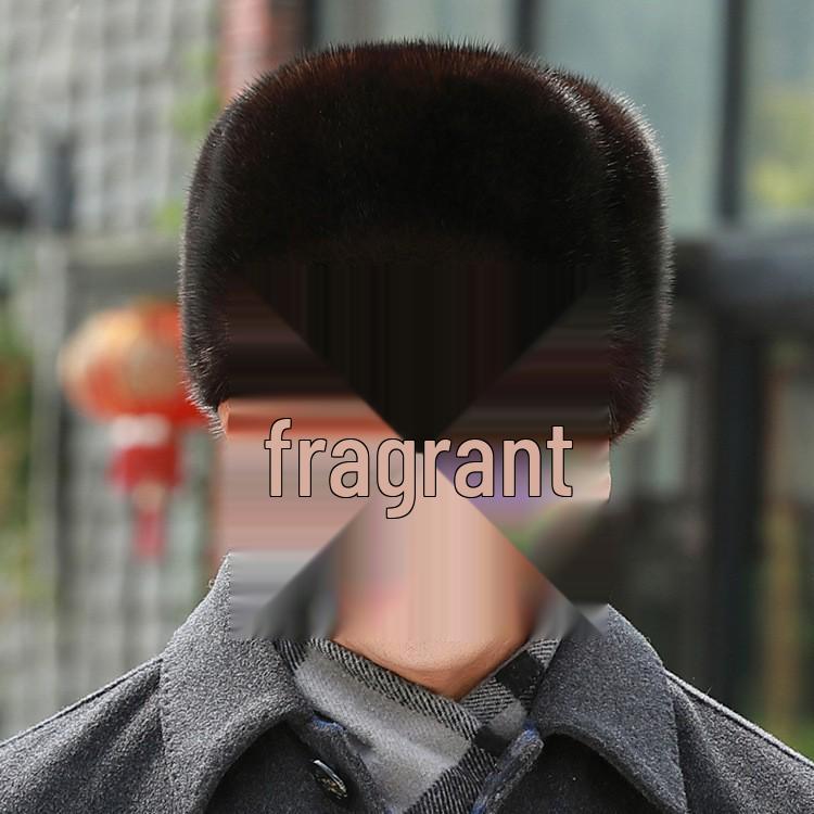 Men's Winter Lei Feng Mink Fur Hat for Seniors