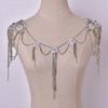 Detachable Tassels Shoulder Body Jewelry Rhinestones Bridal Accessory Suitable For Club Event Performances And Casual Wear