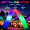 44 PCS Foam Glow Sticks with 3 Modes Colorful Flashing, Foam Light Up Sticks, LED Light Sticks, Glow Sticks Party Pack for New Year, Wedding, Raves,