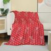 1 Stück Wurfdecke Weihnachten Rote Streifen Flanelldecke Rentier Xmas Feiertag Wurfdecke Weich Leicht Feiertagsdekoration Decken Würfe Perfekte Geschenke