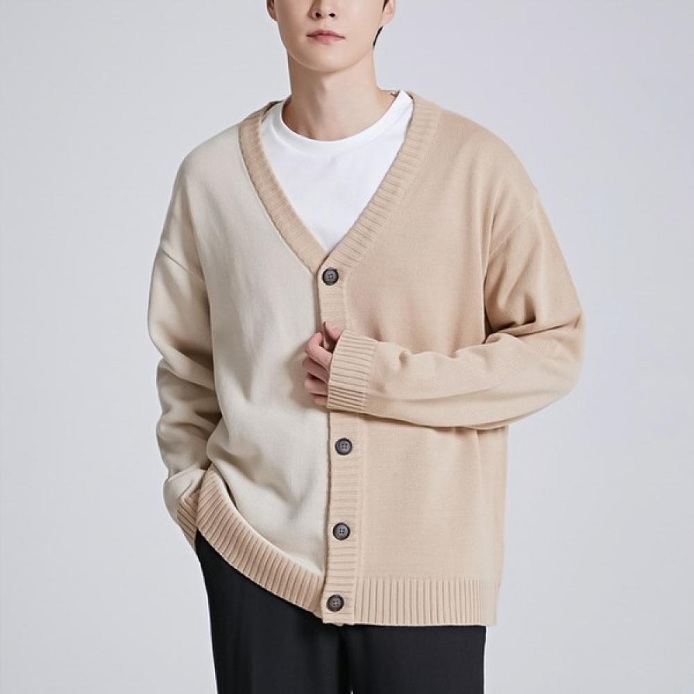

[spao] Block Color Cardigan Spckc11c07 T Beige/95