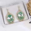 Silver Needle French Retro Rose Pearl Drop Earrings - Elegant and High-End Style for Women