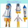 Pea Nut Apparel Dm0181 Kids' Rocket Cosplay Space Stage Costume Unisex Dancewear For Cosmic Performances