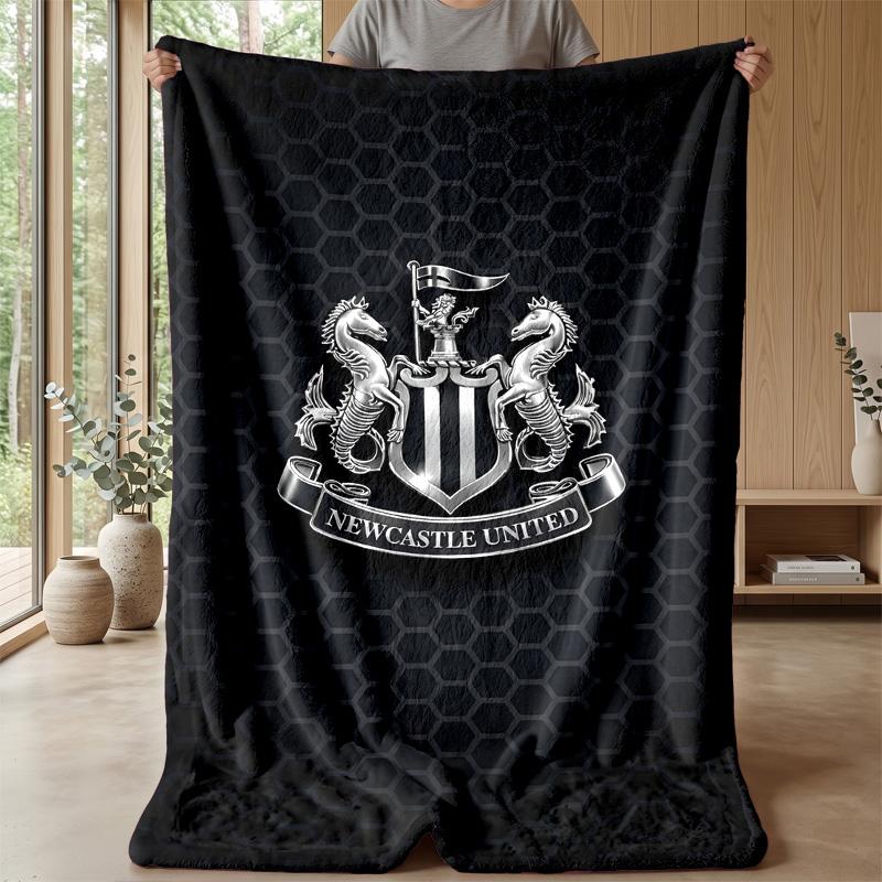 Newcastle United Theme blanket Soft Flannel Fleece Blanket Warm Lightweight Throw Blanket for Home Sofa Bed