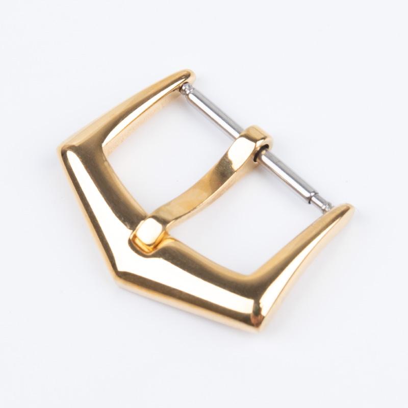 Hochwertige 18mm Präzisions-Edelstahl-Faltschließe für Patek-Armband Philippe Leder-Gummi-Uhrenarmband Nautilus Dornschließe