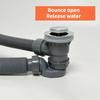 Universal bathtub drainer with waste hose basin waste set sink strainer for shower room bathtub plug type drain fittings