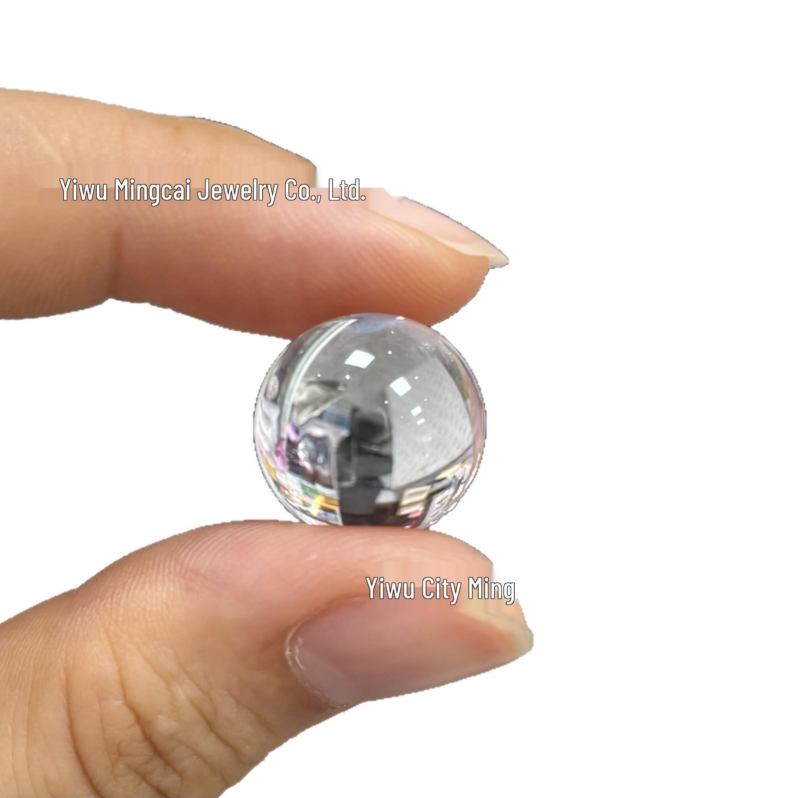 

Акриловые Прозрачные Сплошные Круглые Бусины - Имитация Хрустальных Шариков и Аксессуары для Украшений 16mm (approx. 205 pcs/jin)