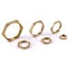 10Pcs Brass Flange Nut Water Tank Joint  Plumbing Fastening Accessories