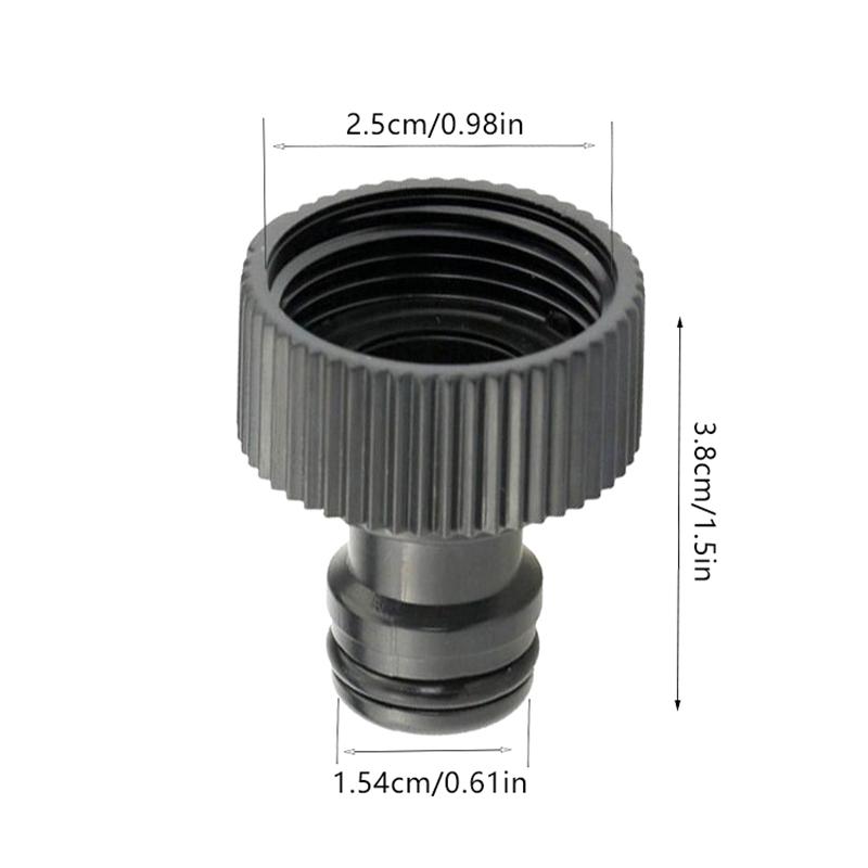 5Pcs Plastic 3/4 Inch Female Thread Garden Irrigation Quick Coupling Faucet Connector Adapter
