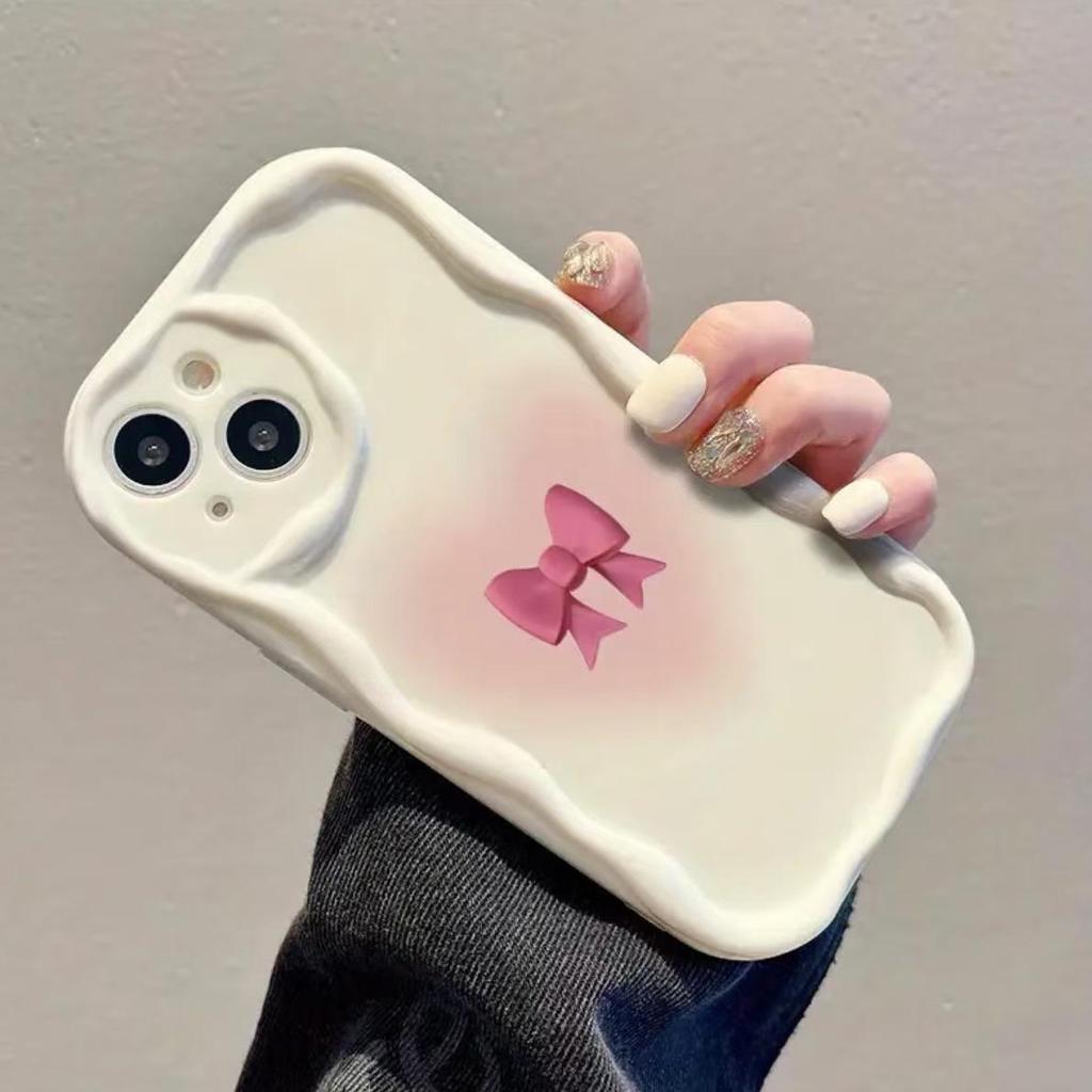 Verlauf Herz Schleife Handyhülle für Apple iPhone 17 Pro Max/16/15/14/13 Pro