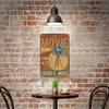 1Pc Vertical Metal Wall Sign Vintage Style 2030cm Or 3040cm Tin Poster For Bar Garage Home Wall Decoration
