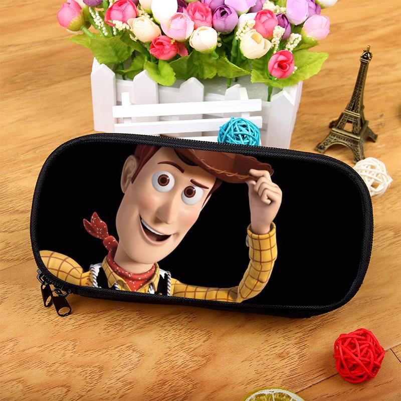 Toy Story Stor Kapacitet Nylon Pennskrin Med Flera Fack För Studenter Och Barn