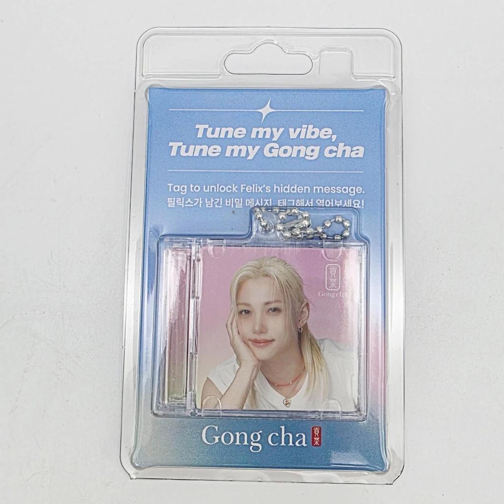 STRAY KIDS FELIX X GONGCHA OFFICIAL VOICE KEYRING Limited Edition